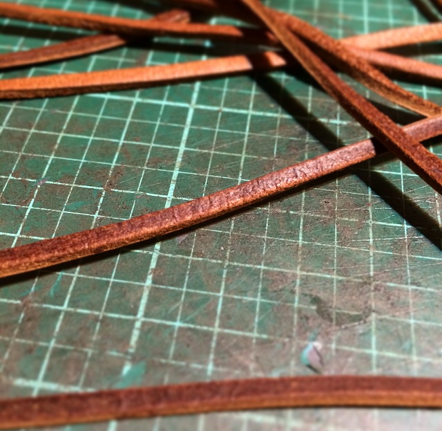 鹿革を編む 仕立て 4