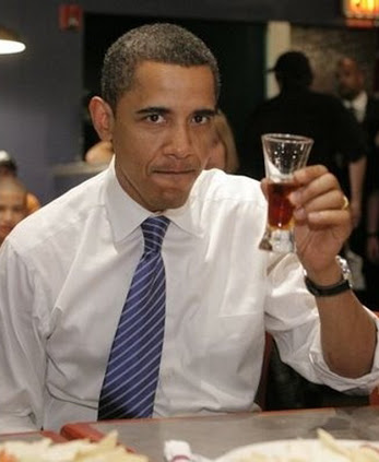オバマさん 乾杯　