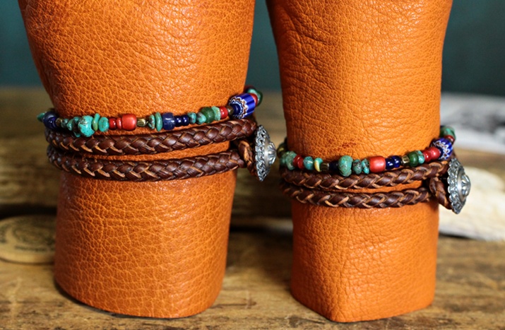 ペア レザーブレスレット オーダー